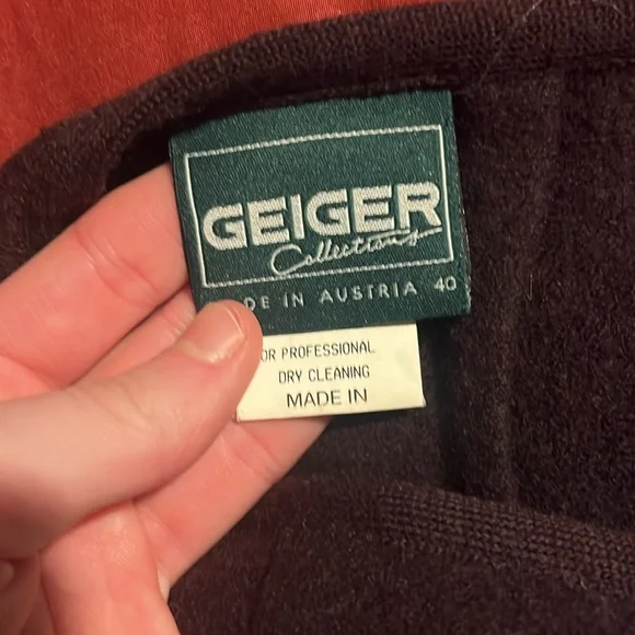 Burgundy Geiger Long Skirt - Picture 3 of 7